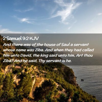 2 Samuel 9:2 KJV Free Bible Images