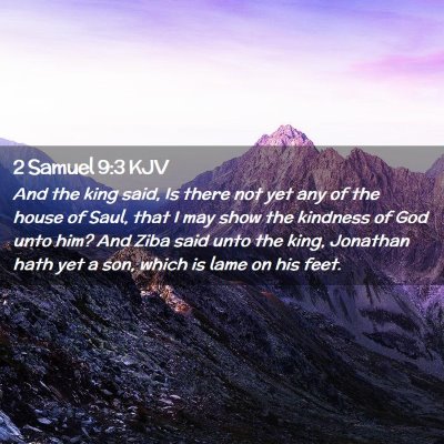 2 Samuel 9:3 KJV Free Bible Images