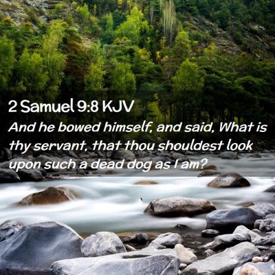 2 Samuel 9:8 KJV Free Bible Images