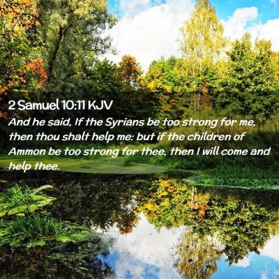 2 Samuel 10:11 KJV Free Bible Images