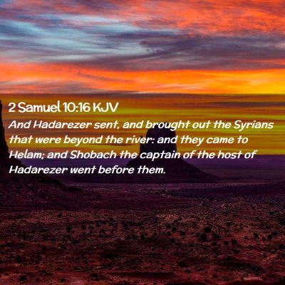 2 Samuel 10:16 KJV Free Bible Images