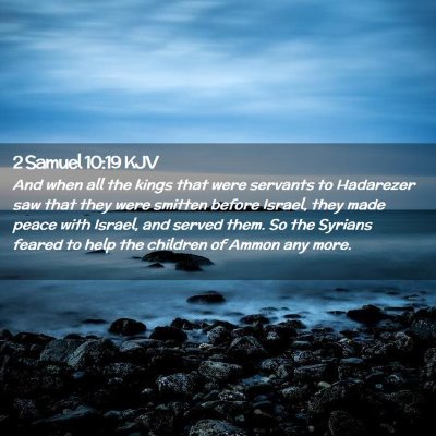 2 Samuel 10:19 KJV Free Bible Images