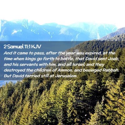 2 Samuel 11:1 KJV Free Bible Images