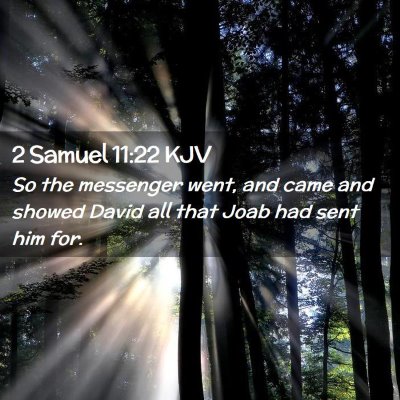 2 Samuel 11:22 KJV Free Bible Images