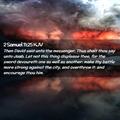 2 Samuel 11:25 KJV Free Bible Images