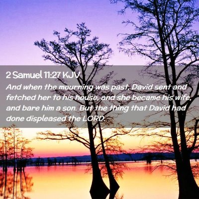 2 Samuel 11:27 KJV Free Bible Images