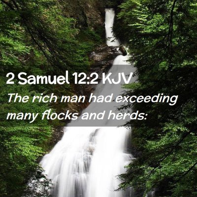 2 Samuel 12:2 KJV Free Bible Images