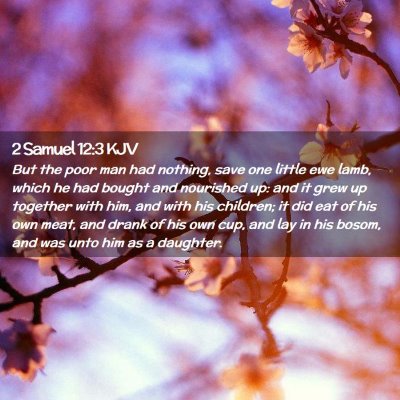 2 Samuel 12:3 KJV Free Bible Images