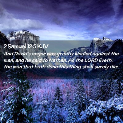 2 Samuel 12:5 KJV Free Bible Images