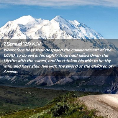 2 Samuel 12:9 KJV Free Bible Images