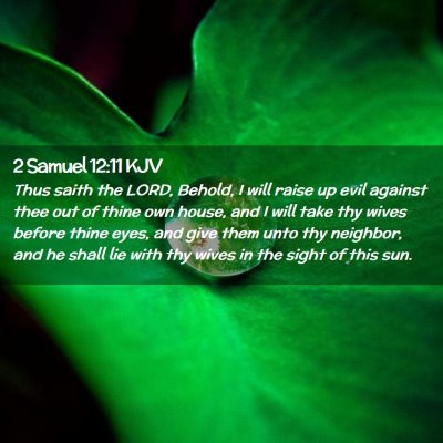 2 Samuel 12:11 KJV Free Bible Images