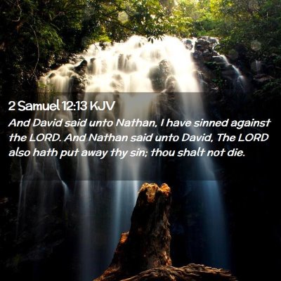 2 Samuel 12:13 KJV Free Bible Images