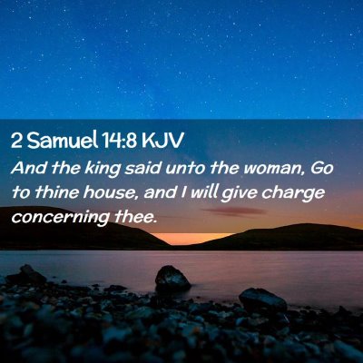 2 Samuel 14:8 KJV Free Bible Images