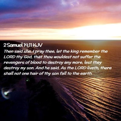 2 Samuel 14:11 KJV Free Bible Images