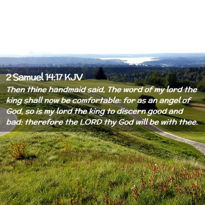 2 Samuel 14:17 KJV Free Bible Images