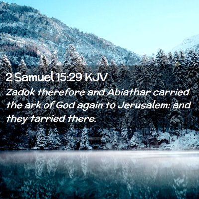 2 Samuel 15:29 KJV Free Bible Images