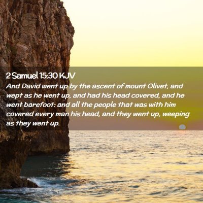 2 Samuel 15:30 KJV Free Bible Images