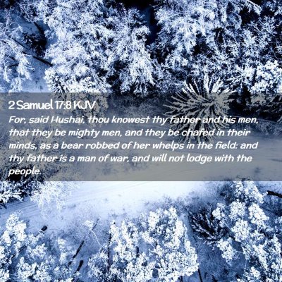 2 Samuel 17:8 KJV Free Bible Images