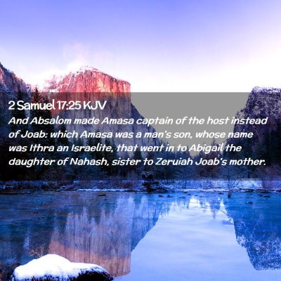 2 Samuel 17:25 KJV Free Bible Images