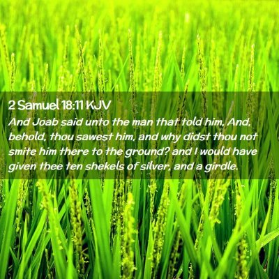 2 Samuel 18:11 KJV Free Bible Images