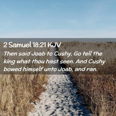 2 Samuel 18:21 KJV Free Bible Images