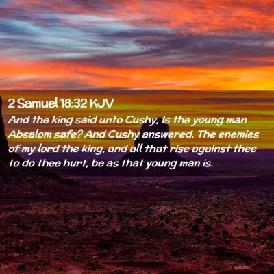 2 Samuel 18:32 KJV Free Bible Images