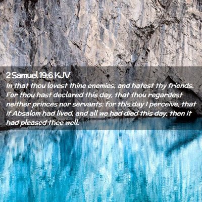 2 Samuel 19:6 KJV Free Bible Images