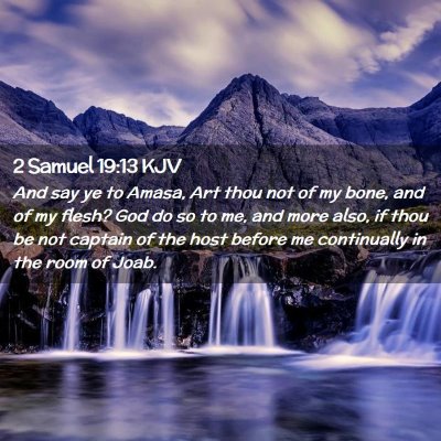 2 Samuel 19:13 KJV Free Bible Images