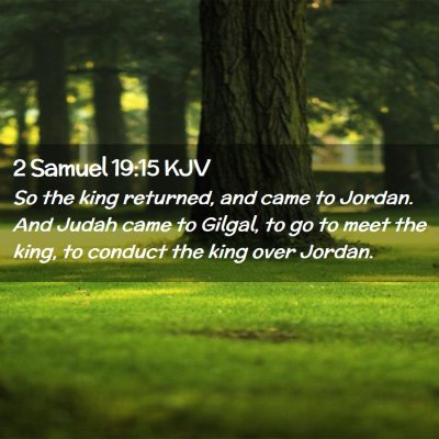 2 Samuel 19:15 KJV Free Bible Images