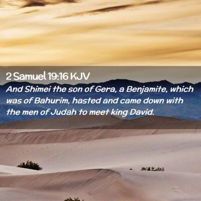 2 Samuel 19:16 KJV Free Bible Images