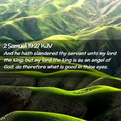 2 Samuel 19:27 KJV Free Bible Images