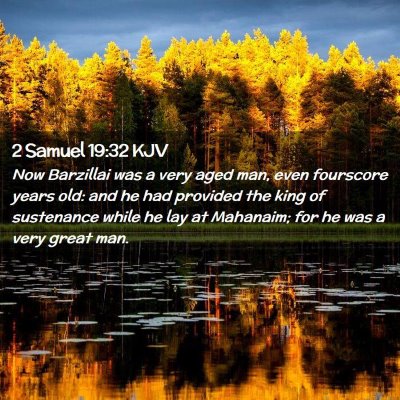 2 Samuel 19:32 KJV Free Bible Images