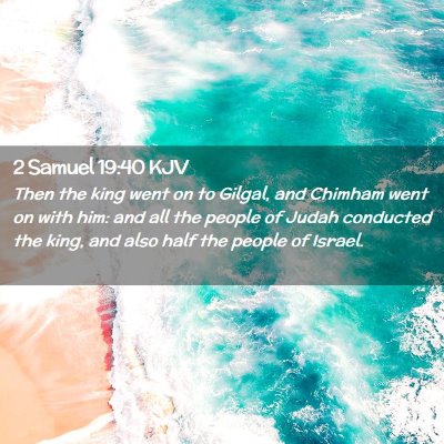 2 Samuel 19:40 KJV Free Bible Images