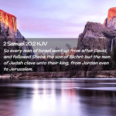 2 Samuel 20:2 KJV Free Bible Images