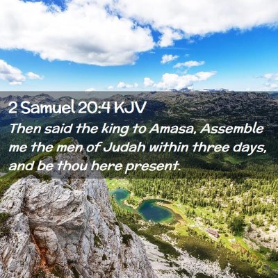 2 Samuel 20:4 KJV Free Bible Images