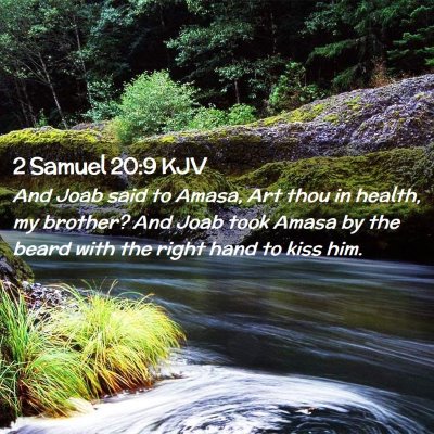 2 Samuel 20:9 KJV Free Bible Images