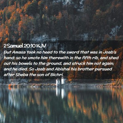 2 Samuel 20:10 KJV Free Bible Images