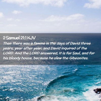 2 Samuel 21:1 KJV Free Bible Images