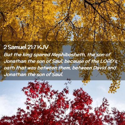 2 Samuel 21:7 KJV Free Bible Images