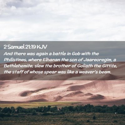 2 Samuel 21:19 KJV Free Bible Images