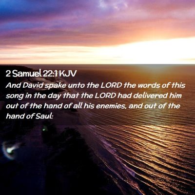 2 Samuel 22:1 KJV Free Bible Images