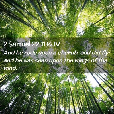 2 Samuel 22:11 KJV Free Bible Images