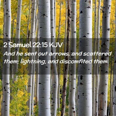 2 Samuel 22:15 KJV Free Bible Images