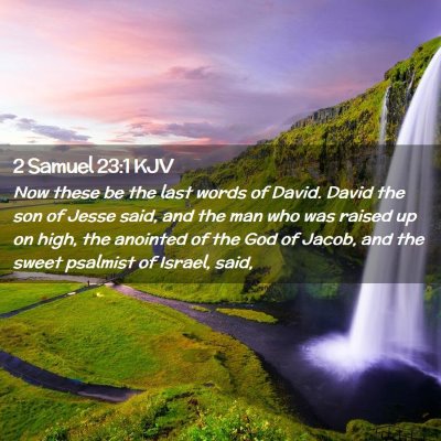 2 Samuel 23:1 KJV Free Bible Images