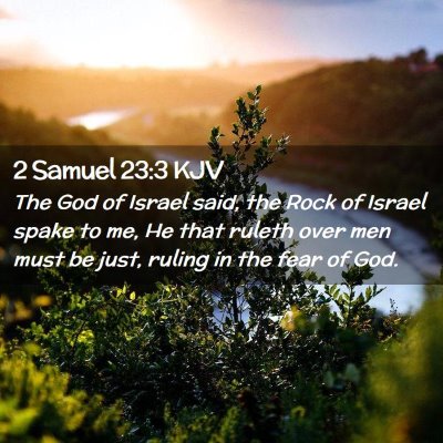 2 Samuel 23:3 KJV Free Bible Images