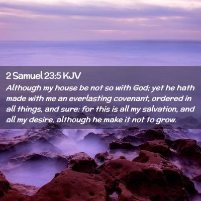 2 Samuel 23:5 KJV Free Bible Images