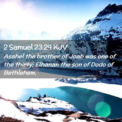 2 Samuel 23:24 KJV Free Bible Images