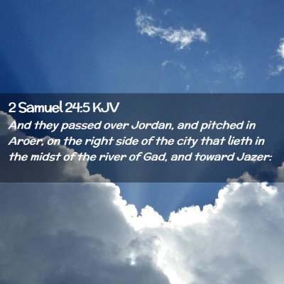 2 Samuel 24:5 KJV Free Bible Images