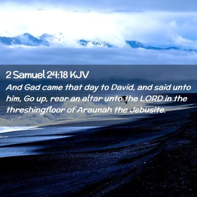 2 Samuel 24:18 KJV Free Bible Images