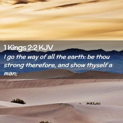 1 Kings 2:2 KJV Free Bible Images